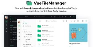 Vue File Manager with Laravel - Your Private Cloud
