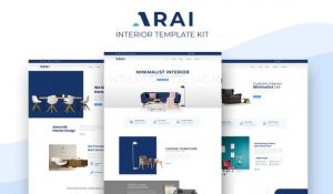 Arai | Interior & Furniture Elementor Template kit