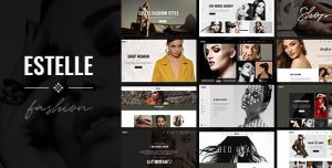 Estelle - Fashion and Modelling Agency Theme