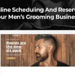 Groomly - Men’s Grooming Scheduling & Reservation WordPress Theme