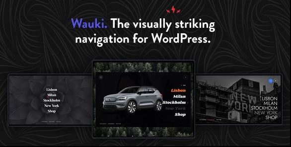 Wauki - Fullscreen WordPress Menu