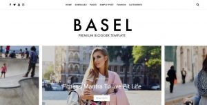 Basel Fashion & Personal Responsive Blogger Template