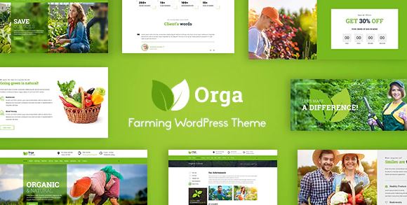 Orga - Organic Farm & Agriculture WordPress Theme