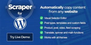 Scraper - Content Crawler Plugin for WordPress