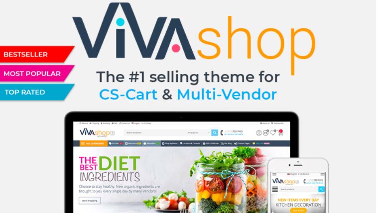 VIVAshop - The #1 selling theme for CS-Cart and Multi-Vendor