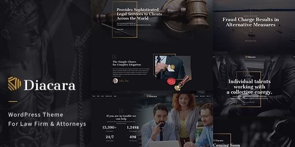 Diacara - WordPress Theme For Law Firm & Attorneys