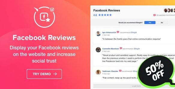 Facebook Reviews - WordPress Facebook Reviews Plugin
