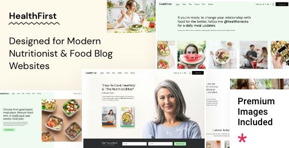 HealthFirst - Nutrition and Recipes Theme