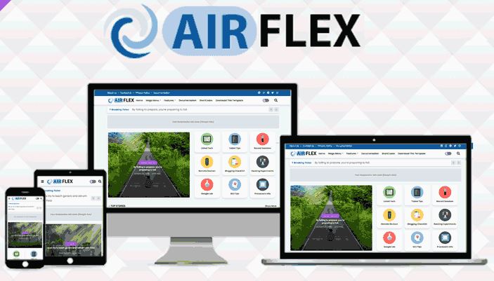 Air Flex - Magazine & News Blogger Template