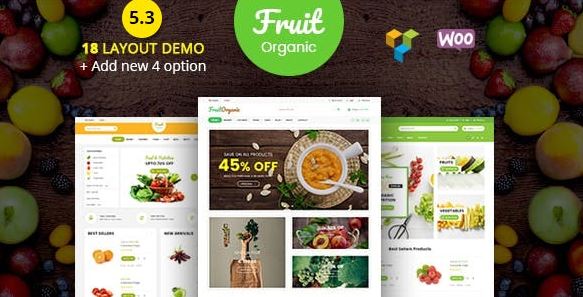 Food Fruit - Organic Farm, Natural RTL Responsive WooCommerce WordPress Theme