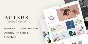 Auteur - WordPress Theme for Authors and Publishers