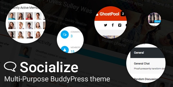 Socialize – Multi-Purpose BuddyPress Theme
