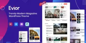 Evior - Modern Magazine WordPress Theme