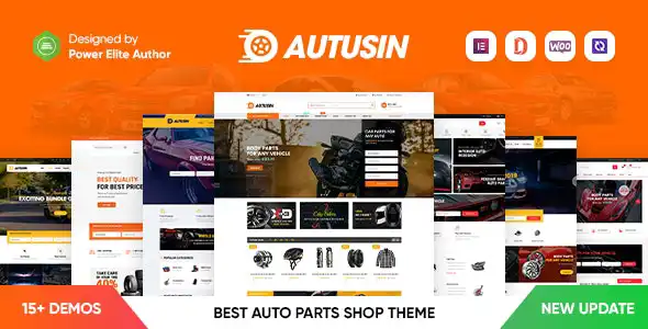 Autusin – Auto Parts & Car Accessories Shop Elementor WooCommerce WordPress Theme