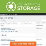 Storage for Contact Form CF7 WordPress Plugin