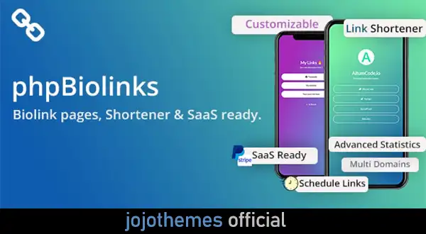 BioLinks - Instagram & TikTok Bio Links & URL Shortener (SAAS Ready)