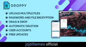 Droppy - Online File Transfer and Sharing Nulled