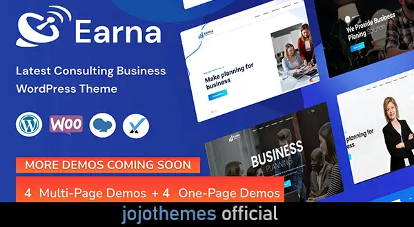 Earna - Consulting Business WordPress Theme