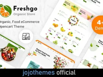 FreshGo - Organic & Supermarket Opencart Food Store