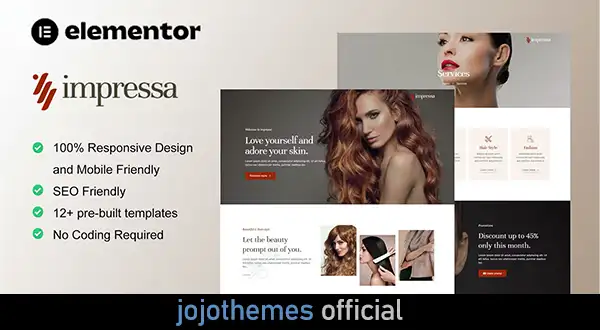 Impressa - Personal Stylist & Makeup Service Elementor Template Kit
