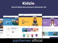 Kidzie - Baby & Kids E-Commerce Elementor Template Kit