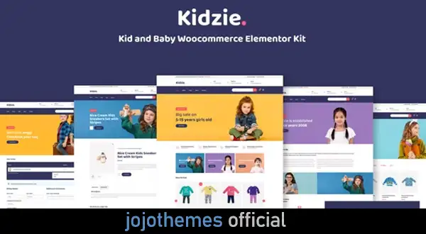 Kidzie - Baby & Kids E-Commerce Elementor Template Kit