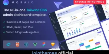 Mosaic - Tailwind CSS Admin Dashboard Template