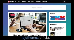Simple - Responsive Blogger Template
