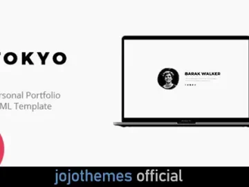 Tokyo - Personal Portfolio HTML Template