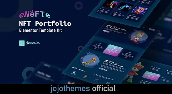 Enefte - NFT Portfolio Elementor Template Kit