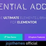 Essential Addons - Most Populars Elements Library For Elementor