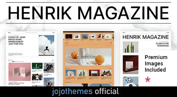 Henrik - Creative Magazine Theme