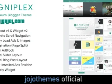 Igniplex Premium Blogger Template
