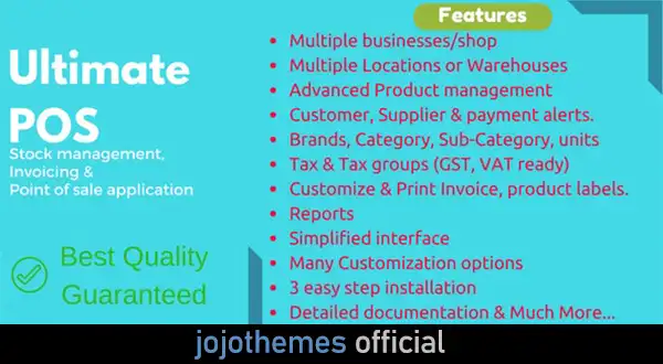 Ultimate POS - Best Advanced Stock Management, Point of Sale & Invoicing application