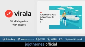 Virala - Viral Magazine WordPress Theme Nulled