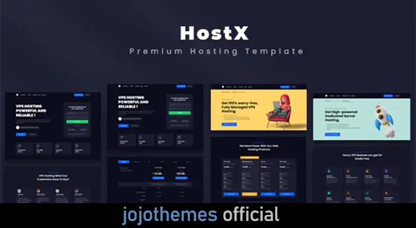 HostX - Premium Hosting Template