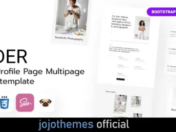 Inder - User Profile Page HTML5 Template
