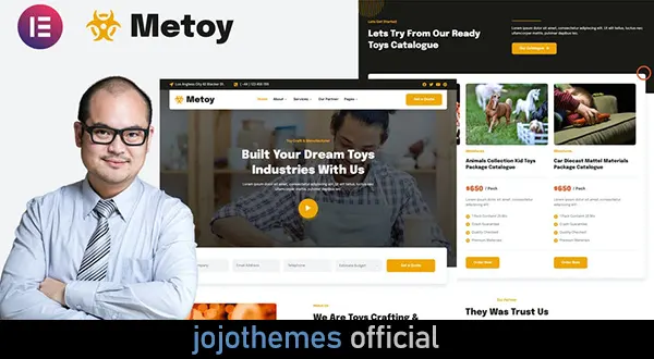 MeToy - Toys Craft Industry Elementor Template Kit
