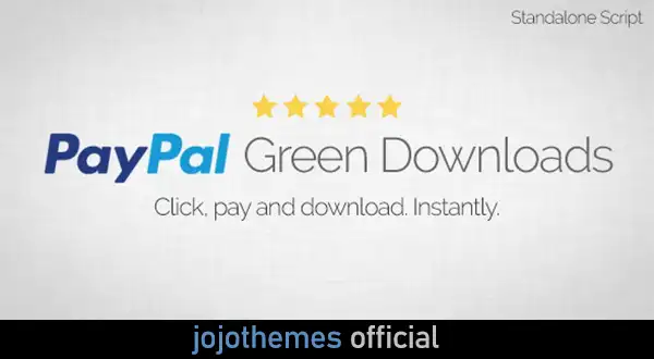 PayPal Green Downloads - Standalone Script