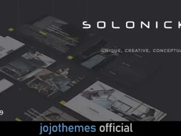 Solonick - Creative Responsive Personal Portfolio