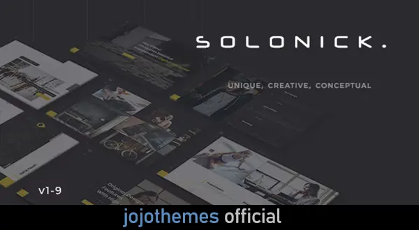 Solonick - Creative Responsive Personal Portfolio