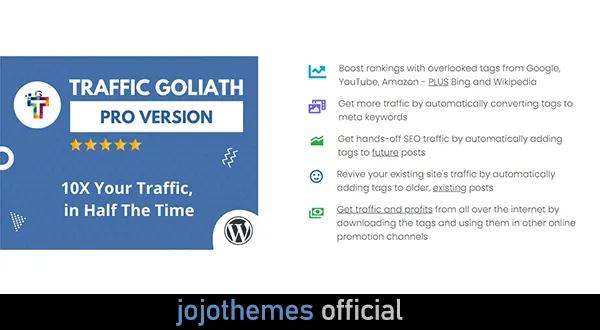 Traffic Goliath PRO - Generates 100s of Google Page #1 Rankings