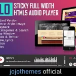 Apollo - Sticky Full Width HTML5 Audio Player - Elementor Widget Addon