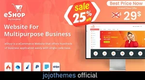 eShop - Multipurpose Ecommerce / Store Website