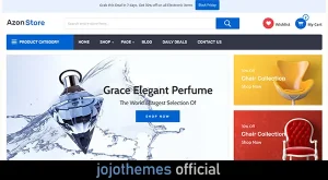 Azon Store Ecommerce - Premium Blogger Template