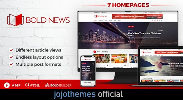 Bold News - WordPress Magazine & Newspaper Theme