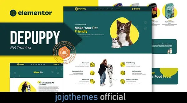 Depuppy – Pet Training Elementor Template Kit