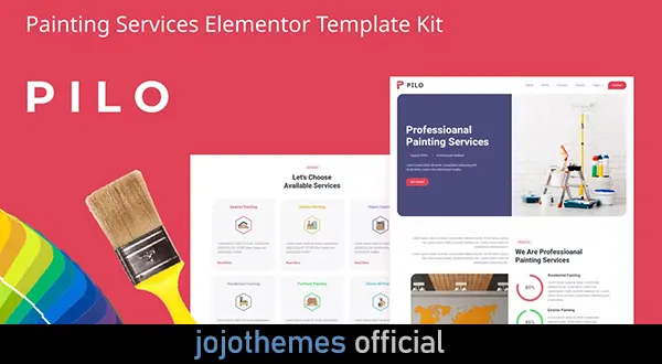 Pilo – Painting Services Elementor Template Kit