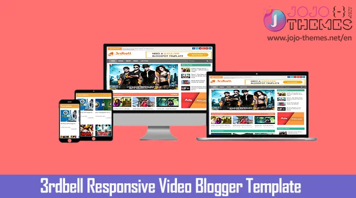 3rdbell Responsive Video Blogger Template