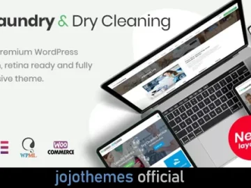 Laundry - Dry Cleaning Services WordPress Theme